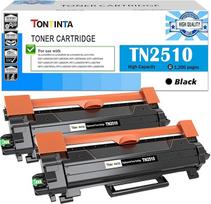 TN2510 TN-2510 suderinami tonerio kasetės standartinės talpos, skirtos „Brother“ spausdintuvams HL-L2400DW, HL-L2400DWE, HL-L2445DW, DCP-L2620DW, DCP-L2627DW, DCP-L2627DWXL, MFC-L2827DW, MFC-L2827DWXL, MFC-L2835DW spausdintuvams (2 juodi)