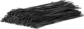 Tofficu Twistswire 500 vnt. plastikinių daugkartinio naudojimo metalinių kabelių kaklaraiščių, skirtų naudoti patalpose ir lauke