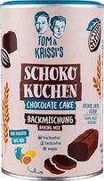 Tom & Krissi's Chocolate cake, kepimo mišinys sultingam ir gardžiam šokoladiniam pyragui, be laktozės ir fruktozės, veganiškas, 400 g