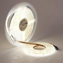 TOPAI COB COB LED juosta 10 m 5000 K Vandeniui atspari 24 V LED juosta Dienos šviesa Balta Lauko LED juosta Savarankiškai lipni 384LEDs/M CRI>93 Labai ryški 7000 lm Lankstus pjaustomas korpuso laiptai DIY apdaila