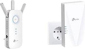TP-Link RE550 WLAN stiprintuvo kartotuvas AC1900 (Dual AC + N ir RE500X WiFi 6 WLAN stiprintuvo kartotuvas AX1500 (Dual Band 1200MBit/s 5GHz + 300MBit/s 2