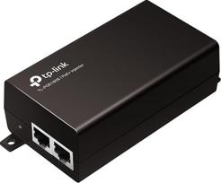 TP-Link TL-POE160S PoE+ maitinimo šaltinis (2 gigabito prievadai, suderinamas su 802.3af /at standartais, bendra galia iki 30 W, skirtas montuoti ant sienos ir statyti ant stalo, „Plug and Play“ funkcija), juodos spalvos, vienetas