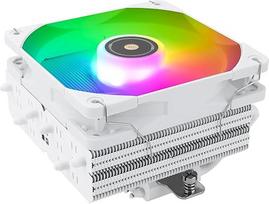 TR SI-100 White ARGB CPU, 6 x 6 mm šiluminiai vamzdeliai, CPU aušintuvas su tyliu PWM 120 mm ventiliatoriumi su S-FDB V2.0 guoliais, AGHP 3.0 technologija, skirtas AMD AM4 AM5/Intel 1150/1151/1200/1700/2066
