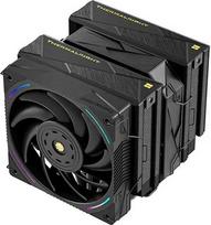 TR – „Royal Pretor 130 Ultra Black“ procesoriaus aušintuvas, 7 šilumvamzdžių radiatorius, juodas šlifuotas viršutinis dangtelis, skirtas „Intel“ LGA115X/2011/1700/1851, AM4/AM5 platformoms, dvigubų bokštų ir ventiliatorinių aušintuvų tipams