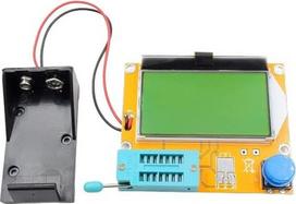 Tranzistorių testeris – LCR matuoklis su TFT ekranu, skirtas ESR matavimui, diodų, triodų, MOSFET, kondensatorių, varžos ir induktyvumo matavimui, 6,3 x 7,1 cm (dėžutė)