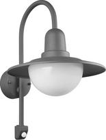 Trio Leuchten Norman 207269142 LED lauko sieninis šviestuvas iš lieto aliuminio antracito akrilo baltos spalvos Exclusive 1x E27 judesio jutiklis