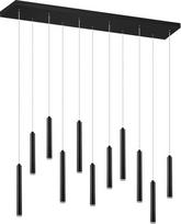 Trio Leuchten Tubular 321611132 LED pakabinamas šviestuvas Metalinis matinės juodos spalvos su 11x 2,8 W LED jungikliu Dimmer