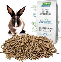 Triušių ėdalas su žolelėmis 25 kg - granulių ėdalas triušiams ir triušiams be GMO, 6 mm granulės su žolelėmis, obuolių išspaudomis, liucerna, 25 kg