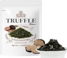 Trufeliais skrudinti jūros dumblių dribsniai, 40 g, aukščiausios kokybės „Jindo Gopchang“ jūros dumbliai, pagardinti elegantiškais trufeliais, traškūs, riešutų skonio ir turtingi maistinių medžiagų (Trufeliais skrudinti jūros dumblių dribsniai, 40 g x 1)