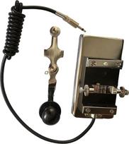 Trumpųjų bangų radijas. Tvirtas atsarginis raktas. Lankstus reguliavimo raktas. „Morse Electric“ trumpųjų bangų radijas mėgėjams. Mokomasis prietaisas. Metalinis telegrafas