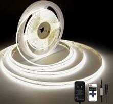 TTWAY COB LED juosta, 10 m, natūraliai balta (4000 K), 384 LED/m, CRI 90+