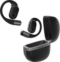 TUINYO S07 tikros belaidės atviros ausinės su "Bluetooth" V5.4, 35 valandų trukmės, atsparios vandeniui, skirtos sportui, biurui ir vairavimui, juodos spalvos