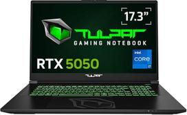 TULPAR A7 V16.2 žaidimų nešiojamasis kompiuteris | 17,3 colio FHD 1920×1080 144 Hz IPS LED ekranas | „Intel Core i7 13700HX“ procesorius | 16GB RAM | 1 TB SSD | RTX 5050 | „Windows 11“ žaidimų nešiojamasis kompiuteris