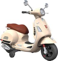TURBO CHALLENGE - Vespa - Elektrinis transporteris - 119133 - Motoroleris - Smėlio spalvos - Paruoštas važiuoti - Max. 30 kg - Plastikas - Įkraunamos baterijos - Nuo 3 iki 6 metų