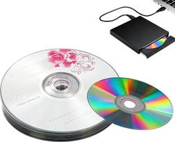 Tuščias CD-R diskas, 52 x 730MB, įrašomasis diskas, skirtas skaitmeninių vaizdų ir muzikos duomenų saugojimui (10 vnt. pakuotė)