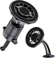 Tvirtas magnetinis telefono laikiklis, tvirtinamas prie automobilio oro ventiliacijos angos