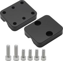 Tvirtas motociklo telefono laikiklis iš aliuminio lydinio, lengvai montuojamas ant 12–16 mm skersmens vairo – skirtas BMW R1200GS–R1250GS modeliams
