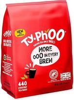 Typhoo Tea 440 vieno puodelio arbatos maišeliai, 1 kg, juodoji arbata arbatos maišeliuose