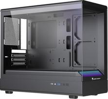 TZMRIT MS-01 „Micro ATX“ žaidimų kompiuterio korpusas (juodas)