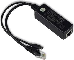 UCTRONICS IEEE 802.3Af Micro USB aktyvusis Poe maitinimo per Ethernet skirstytuvas nuo 48V iki 5V 2,4A, skirtas planšetiniams kompiuteriams, Dropcam arba Raspberry Pi (nuo 48V iki 5V 2,4A)