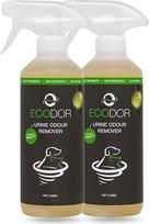 UF2000 4Pets šlapimo kvapo neutralizatorius 2 x 500 ml "Duo" pakuotė Stiprios formulės 100 % organinis universalus kvapų šalintojas, tinkamas šunims, katėms ir kitiems smulkiems gyvūnams