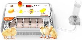 UISEBRT Visiškai automatinis veisimo aparatas 20 kiaušinių inkubatorius viščiukams su automatine sukimosi sistema ir temperatūros kontrolės inkubatoriumi vištoms