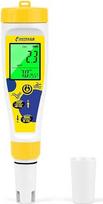 UIUZMAR baseino pH ir chloro matuoklis, vandens pH ir druskos matuoklis, vienu metu rodantis pH, druskos kiekį ir temperatūrą, 7-in-1 pH, druskos kiekio, EC, TDS ir ORP matuoklis, skirtas hidroponikai ir akvariumams