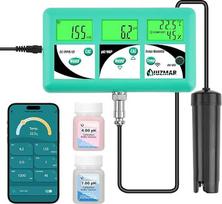 UIUZMAR 7-in-1 pH ir EC matuoklis bei drėgmės matuoklis, skirtas hidroponikai