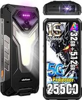 Ulefone Armor 34 Pro Plus 5G lauko mobilieji telefonai be sutarties, MTK 7400X 32GB + 512GB/2TB lauko išmanusis telefonas su "Android 15", projektorius, 25500mAh, 6,95 colių FHD+, 1100LM stovyklavimo lempos konstrukcija