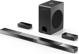 ULTIMEA 5.1.2 garso juosta su „Dolby Atmos“, namų kino erdvinio garso sistema, garso juosta televizoriui su 8 colių žemų dažnių garsiakalbiu, 2 į viršų nukreiptais garsiakalbiais, „Dolby Atmos“ garso sistema, „Nova S80“ (2025 m. atnaujinti garsiakalbiai)