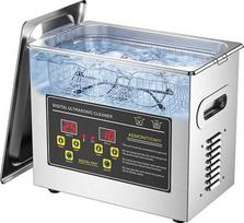 Ultragarsinis valymo aparatas iš nerūdijančio plieno, 230 W, 3 l, su skaitmeniniu ekranu, 5–30 min., skirtas papuošalų, akinių ir laikrodžių valymui ultragarsu