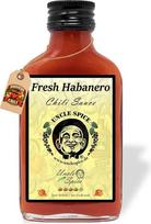 UNCLE SPICE® „Fresh Habanero“ aštrus padažas, 100 ml – habanero čili padažas su tomatilais – vaisinis, aštrus ir maloniai pikantiškas – daugybę apdovanojimų pelnęs gurmaniškas aštrus padažas – be dirbtinių priedų