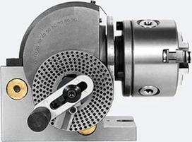 Universali 6 colių indeksavimo galvutė frezavimo staklėms, detalių galvutė, 160 mm, 3 žandikaulių griebtuvas, CNC sukimosi ašis su CNC galine dalimi (4 coliai 100 mm)