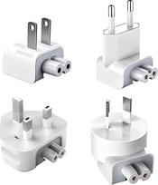 Universalus "Apple" maitinimo adapterio adapterio rinkinys - "4-in-1 EU/US/UK/AU" kištukų rinkinys, suderinamas su "Apple MacBook" įkrovikliu ir "iPad" maitinimo šaltiniu, keičiamas universalus kintamosios srovės adapteris, kelioninis adapteris visame pas