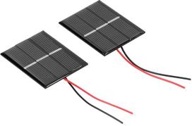 Universalūs aukštos kokybės polisilikoniniai „Micro Mini Power“ saulės elementai, 0,4 W, 1,5 V, 2 vnt. saulės baterijų modulis, skirtas šviesoforams ir saulės energija maitinamai lauko reklamai