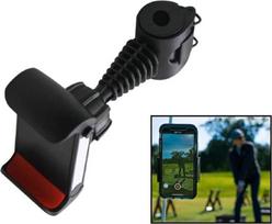 Universalus golfo išmaniojo telefono laikiklis, skirtas golfo smūgio filmavimui | Mobiliojo telefono laikiklis, skirtas golfo krepšiui, vežimėliui, treniruočių pagalbai ar smūgio treniruokliui, tinka visiems standartiniams išmaniesiems telefonams