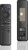 Universalus nuotolinio valdymo pultas „Samsung“ televizoriams, saulės energija įkraunamas balso valdymo pultas, atsarginis nuotolinio valdymo pultas, skirtas „Samsung Crystal QLED“, „OLED“, išlenktiems HDTV, 4K/8K UHD, išlenkto rėmo „Smart TV“ serijos tel