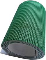 Universalus PVC konvejerio juosta, skirta statinėms paduoti, 1400 x 230 mm, žalia, medžiagų transportavimo juosta, skirta pakavimo ir gamybos linijoms, atsarginės PVC pavaros diržai