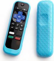 Universalus silikoninis dėklas – suderinamas su „Roku“ televizoriaus nuotolinio valdymo pultu, „Express“, „Streaming Stick“, „Premiere“ ir balso valdymo pultu su dirželiu ant kaklo