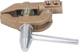 Universalus „Robuste 800-A“ įžeminimo varinis suvirinimo spaustukas su guminės įvorės, 32 mm anga, skirta pasipriešinimo suvirinimui, tvirtas ir ilgaamžis