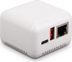 USB 2.0 tinklo spausdinimo serveris, LAN USB spausdinimo serverio adapteris su keliomis sąsajomis, paverčia USB spausdintuvą tinklo spausdintuvu, leidžia juo naudotis keliems vartotojams