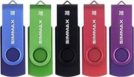 USB atmintinė 32GB "Memory Stick" 32GB "Memory Stick" pasukamo dizaino USB atmintinės Zip diskai (32GB mėlyna žalia juoda juoda raudona violetinė), 5 vnt.