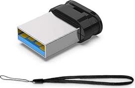 USB atmintinė Mini 256GB "Vansuny USB Stick Small Mini 256GB 3.0 Memory Stick 256GB išorinis atminties kaupiklis Memory Stick su dirželiu Nešiojamasis, skirtas automobiliui / staliniam / nešiojamajam kompiuteriui (juodas)