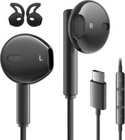 USB C ausinės "Samsung S23 S24 S25 S26 Ultra iPhone 17 Air 15 16 Pro Max Magnetinis ausinių kabelis USB C ausinės su mikrofonu Stereofoninės ausinės "Samsung A56 A55 A26 5G S22 A17 A16 5G A16 Xiaomi 15