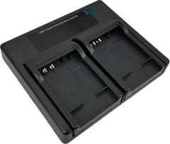 USB dvigubas įkroviklis, skirtas „Canon“ baterijoms NB-6LH, NB-6L, NB-4L, NB-8L, CB-2LY; suderinamas su SX530 HS, S95, SX610 HS, SX280 HS, SX500 IS, SX510 HS, SD750, SD630, SX600 HS, SX260 HS, SD1 0 00