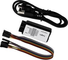 USB loginiai analizatoriai: UART, IIC, SPI, derinimo funkcija, 24 MHz diskretizavimo dažnis, 8 kanalų loginiai analizatoriai, skirti ARM, FPGA, M100, SCM, USB