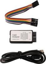 USB loginis analizatorius, skirtas mikrokontrolerių derinimui, 8 kanalų, 24 M dažnio, ARM FPGA įrankis, suderinamas su „Windows 7“, „Linux“ ir „XP“, reguliuojami sužadinimo režimai