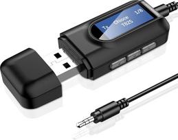 USB „Bluetooth“ adapteris televizoriui, „Bluetooth 5.0“ siųstuvas-imtuvas „2-in-1“