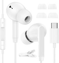 USB-C ausinės – laidinės ausinės, skirtos „iPhone 17“, „Air 16e“, „16 Plus“ ir „15 Pro“