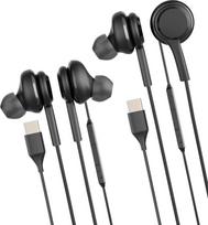 USB-C ausinės – laidinės „Type-C“ garso ausinės, skirtos „iPhone 16“ ir „iPhone 15“, suderinamos su „Samsung Galaxy S24“, „S23“, „S22“ ir „S21“; į ausį įdedamos ausinės, skirtos muzikai ir žaidimams planšetiniame kompiuteryje